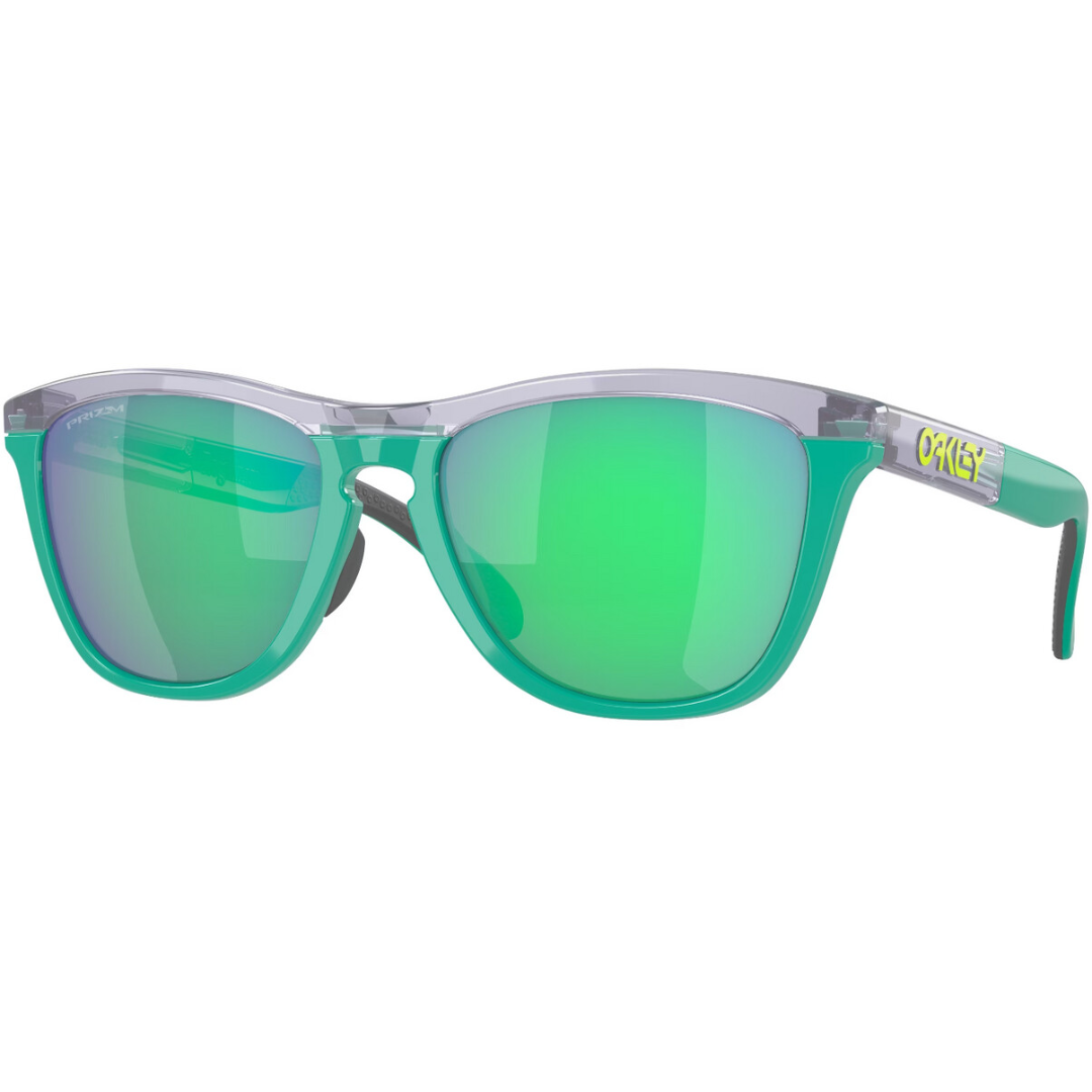 Oakley Men's Frogskins Range - PRIZM Jade, Transparent Lilac