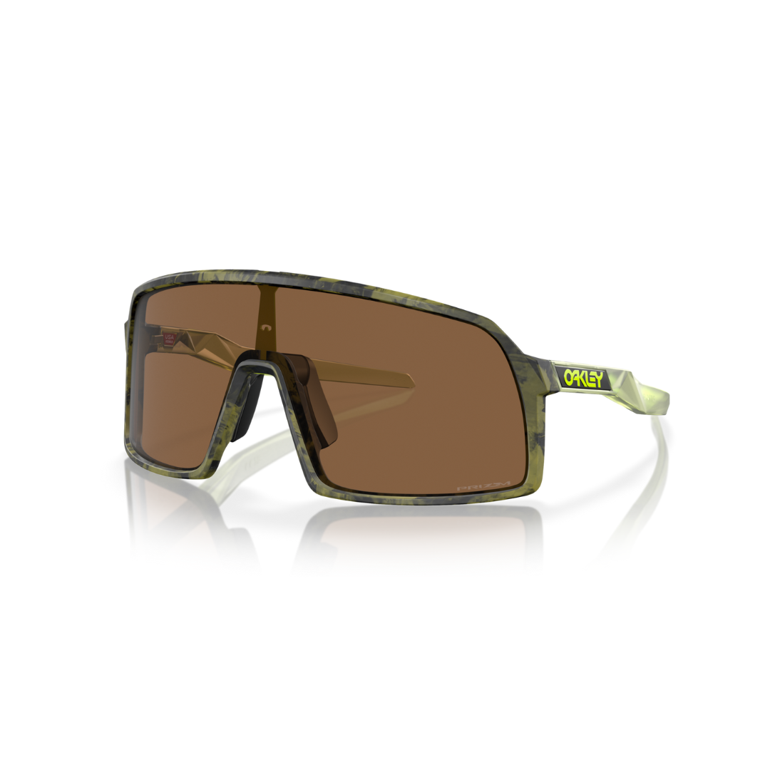 Oakley Men's Sutro S Sunglasses - PRIZM Bronze, Transparent Fern Swirl