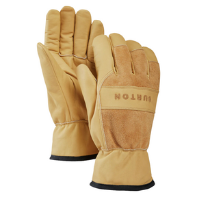 Burton Burton Mens Lifty Insulated Gloves Rawhide M Mens Gloves Over