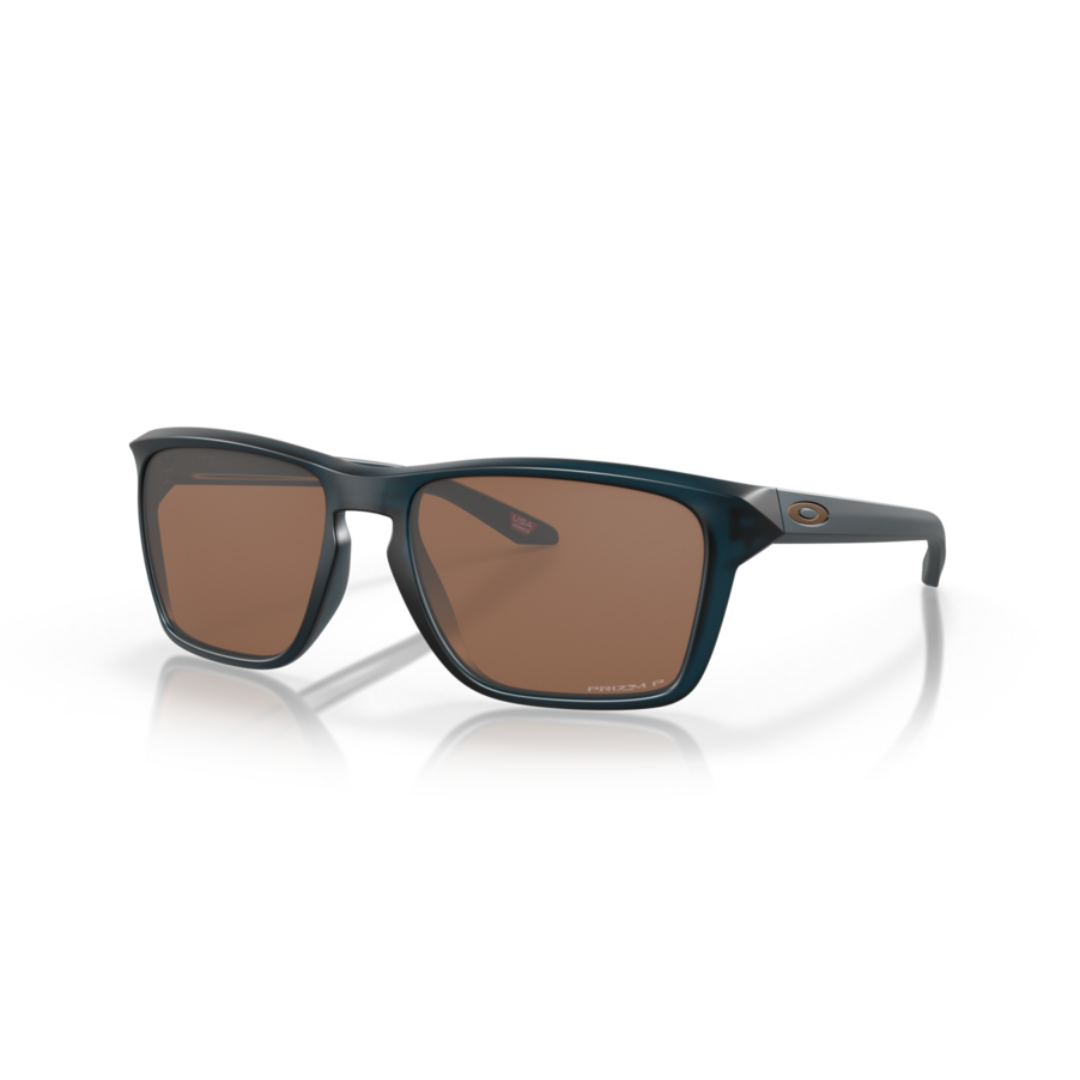 Oakley Silas XL Sunglasses - PRIZM Tungsten Polarized, Matte Trans Poseidon