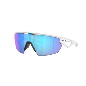 Oakley Oakley Sunglasses Sphaera - PRIZM Sapphire Polarized, Matte White Mens Sunglasses Polarized