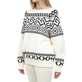 Brunette Women's Fair Isle Sweater