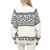 Brunette Women's Fair Isle Sweater