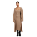 Brunette Brunette Women's Matilda Rib Knit Oversized Cardigan Fawn XS/S Womens Cardigan