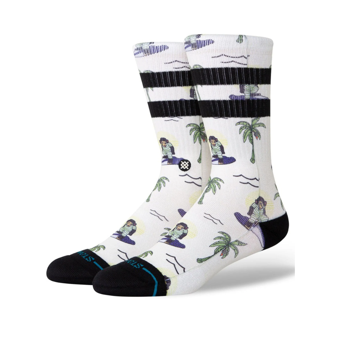 Stance STP Surfin Monkey Crew Socks