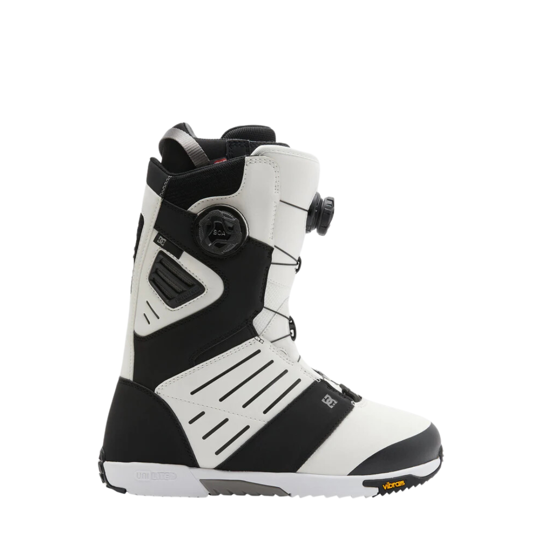 DC Men's Judge Boa Snowboard Boots - White/Black/Citrus