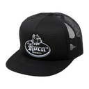 RVCA RVCA Men's Bull Terrier Trucker Hat Black 1SZ Mens Hats Flat Brim