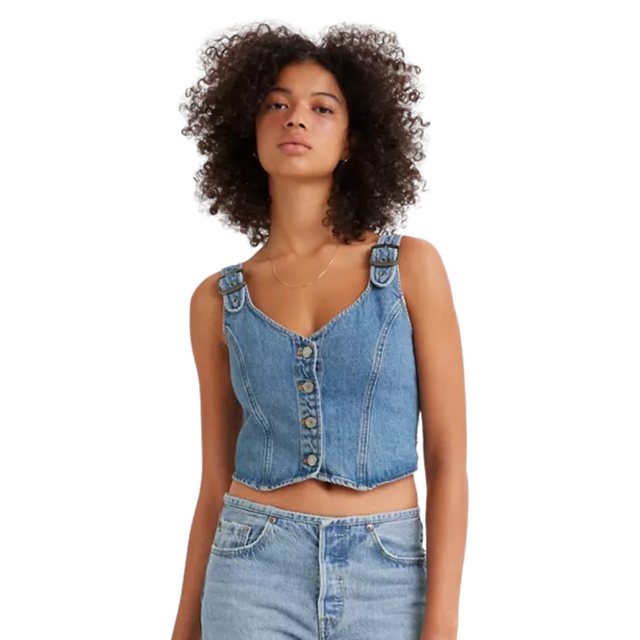 Levis crop top shop