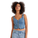 Levis Women's Charlie Denim Crop Top