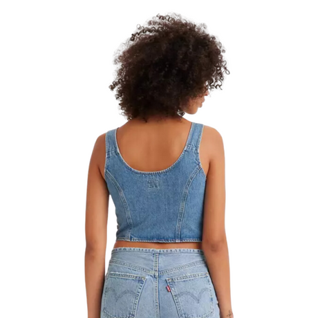 Levis Women's Charlie Denim Crop Top