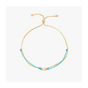 Pura Vida Pura Vida Dainty String & Chain Slider Bracelet Gold OS Jewelry