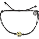 Pura Vida Pura Vida Enamel Happy Face Bracelet Black OS Jewelry