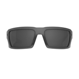 Spy Rebar Men's Sunglasses -  ANSI RX Matte Translucent Gunmetal - Happy Gray Gunmetal Mirror