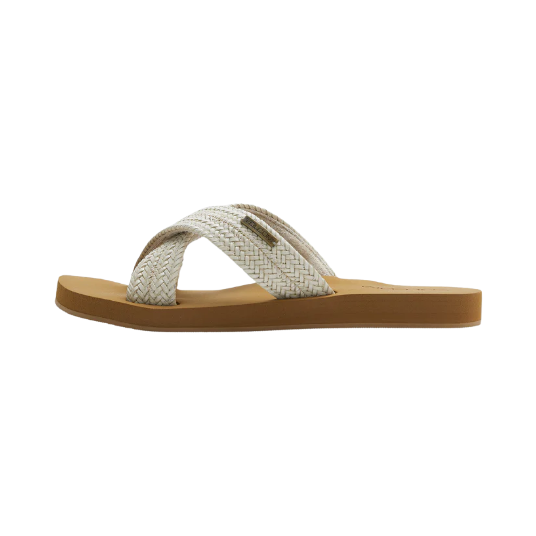 Volcom Women's Double Cross Sandals - Cream