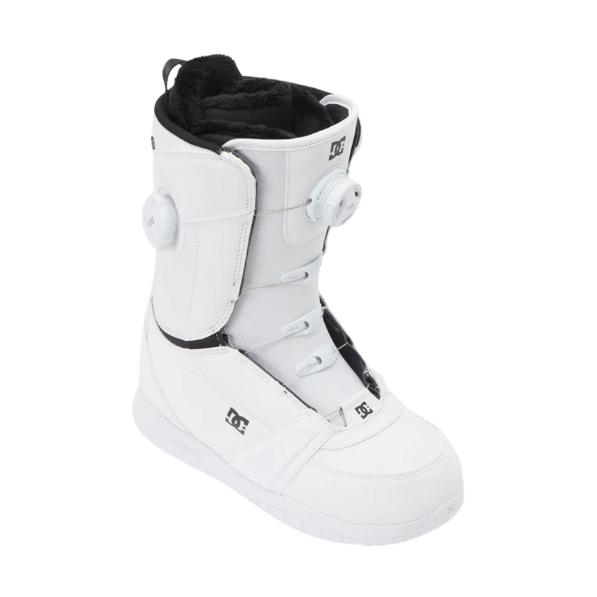 DC Women's Lotus Boa Snowboard Boots - White/White