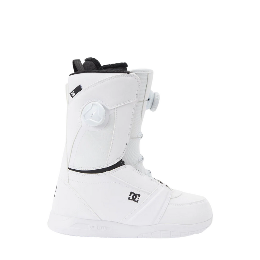 DC Women's Lotus Boa Snowboard Boots - White/White