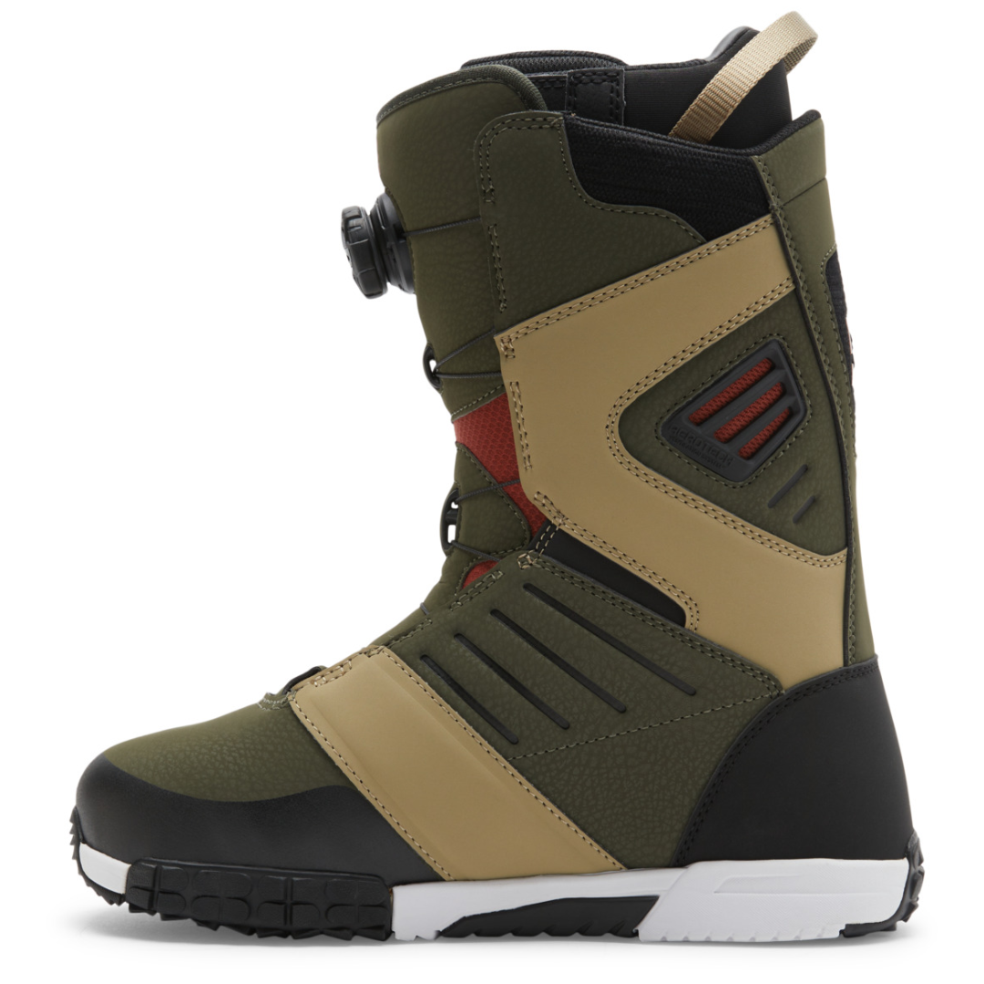 DC Men's Judge Boa Snowboard Boots - Olive Khaki