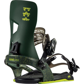 Rome SDS Rome Men's Crux Snowboard Bindings Swamp M/L Mens Snowboard Bindings
