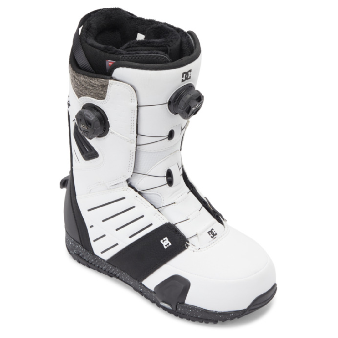 DC Men's Judge Step On Boa Snowboard Boots - White/Black Print