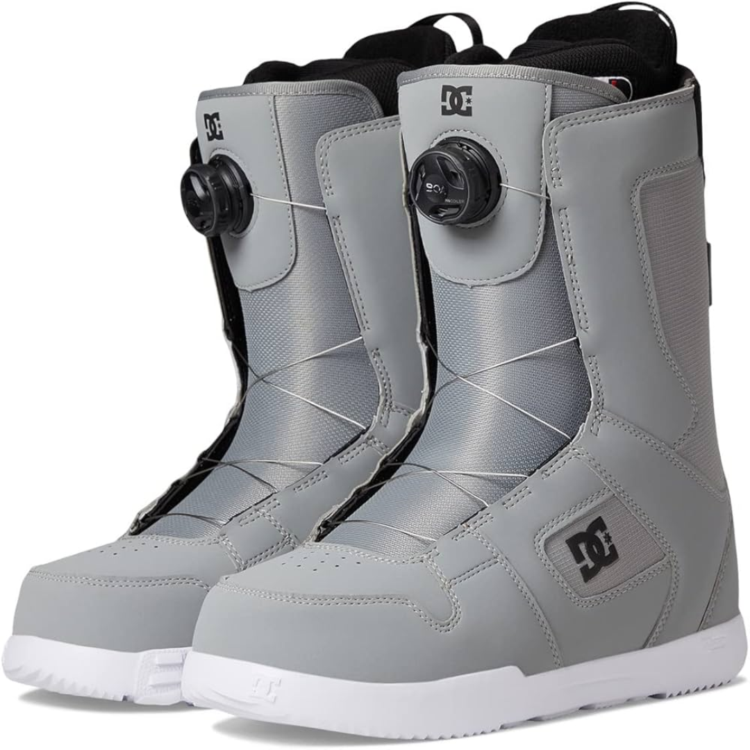 DC Men's Phase Boa Snowboard Boots -Grey/White