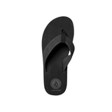 Volcom Men's Daycation Sandals - Black Destructo