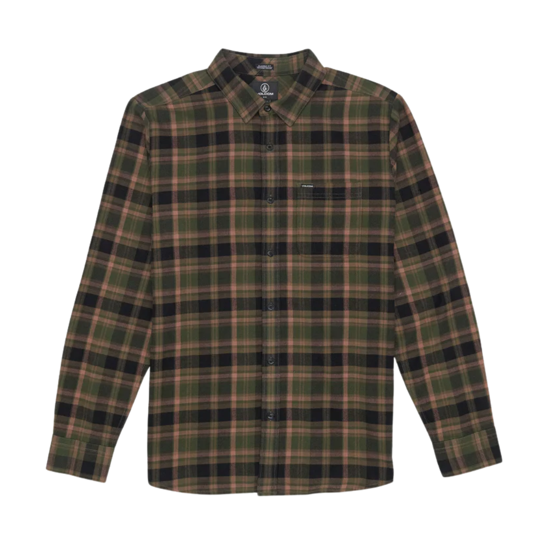 Volcom Men's Caden Plaid LS