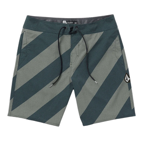 Volcom Volcom Men's Quatra Static Mod 19" Shorts Black 28 Mens Board Shorts
