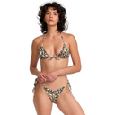RVCA RVCA Women's Quincy Halter Triangle Bikini Top Multi S Womens Bikini Tops