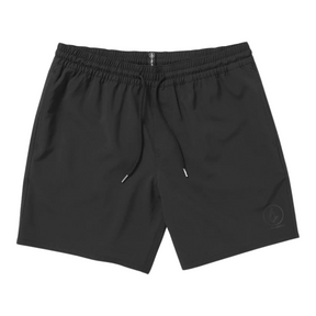 Volcom Volcom Men's Manic Trunk 17" Shorts Black S Mens Elastic Swim Trunks