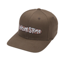 Volcom Volcom Men's Cryptic Bar Flexfit Hat Dark Earth S/M Mens Hats Flat Brim