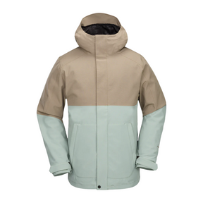 Volcom Volcom Men's Brighton Full Zip Jacket - Agave Agave S Mens Insulated Snowboard Jacket