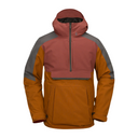 Volcom Volcom Men's Brighton Pullover Jacket - Caramel Caramel M Mens Insulated Snowboard Jacket
