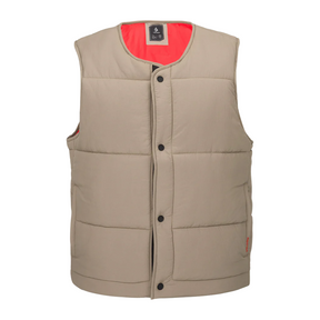 Volcom Volcom Men's Layered Up Vest Chestnut Brown M Mens Street Jackets