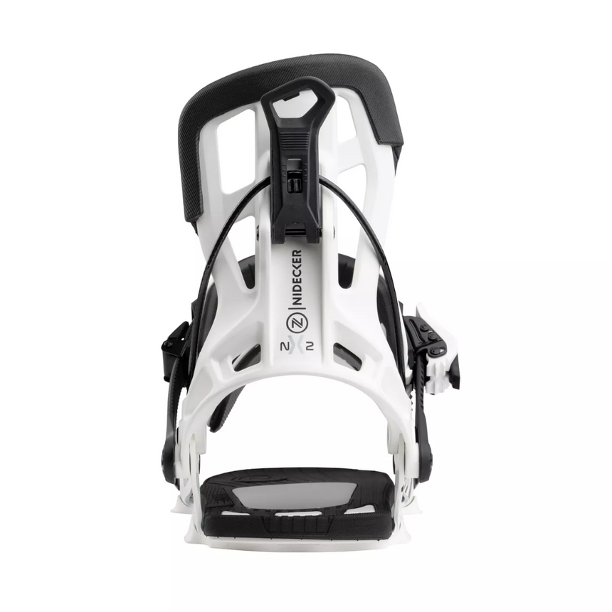 Flow NX2 Fusion Men's Rear Entry Snowboard Bindings - White