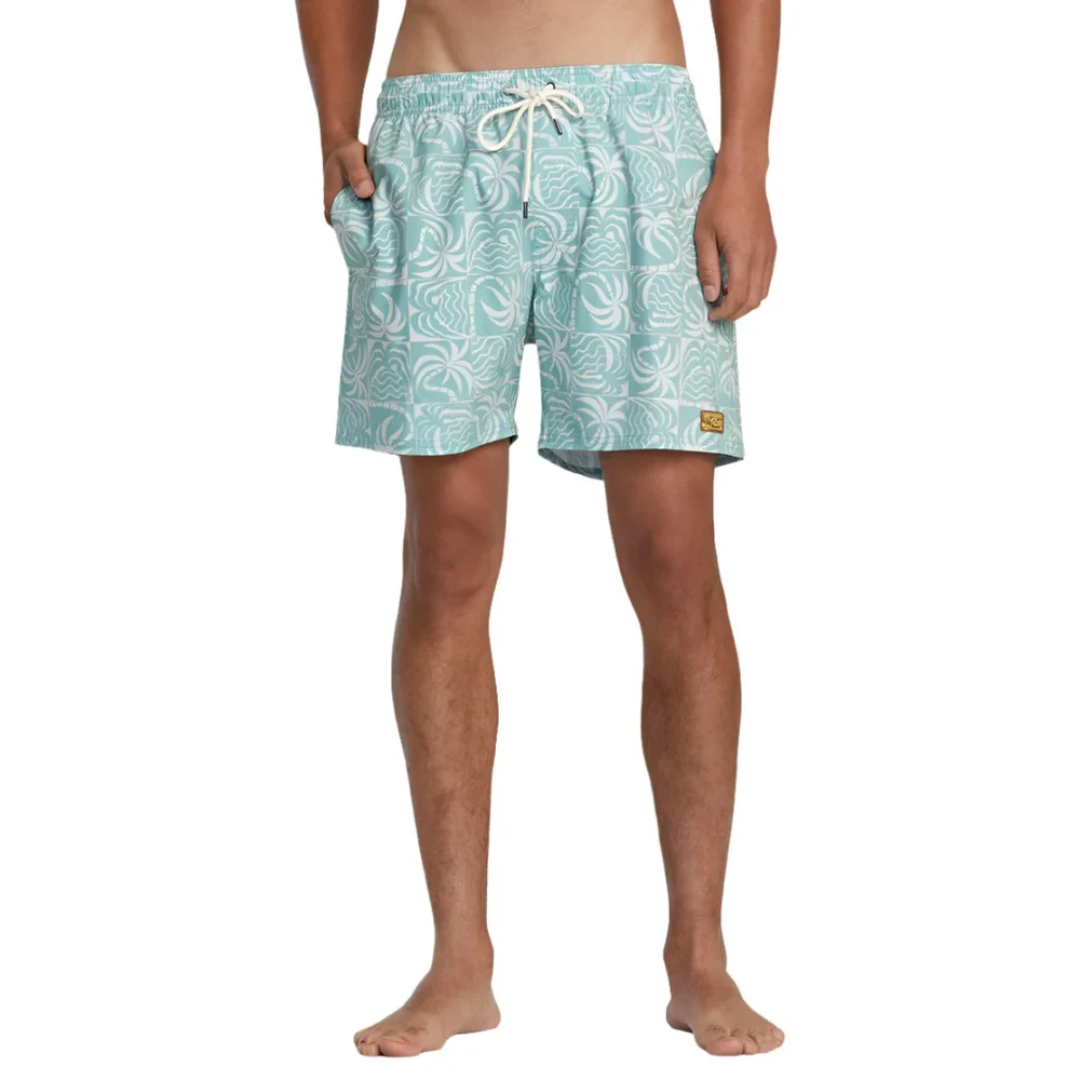 RVCA Men's Exotica Elastic 16" Trunks