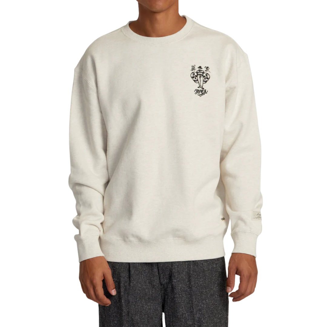 RVCA Men's Invisible Man Crewneck