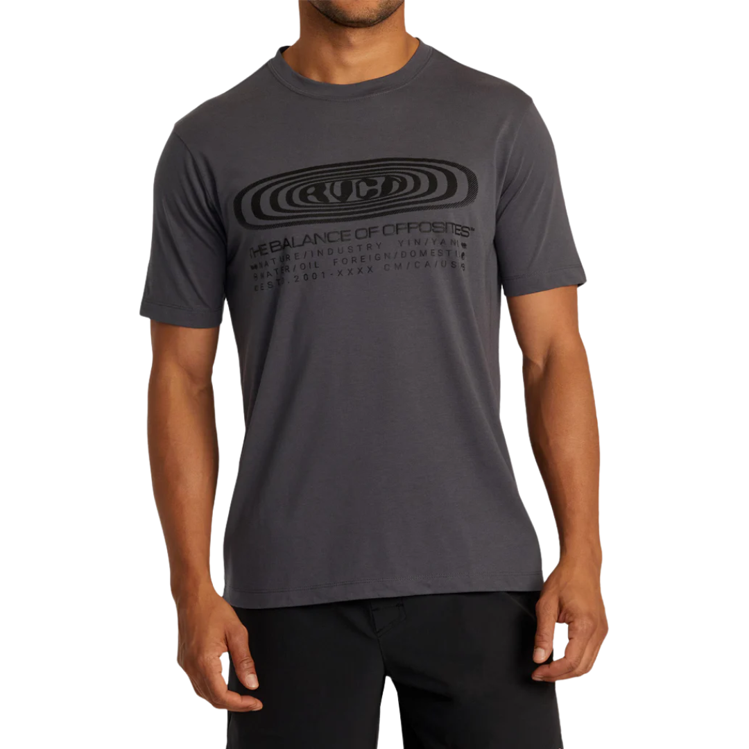 RVCA Men's Ripple SS Tee