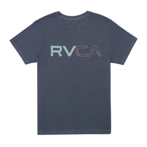 RVCA RVCA Men's Split Path SS Tee Moody Blue M Mens T-Shirts