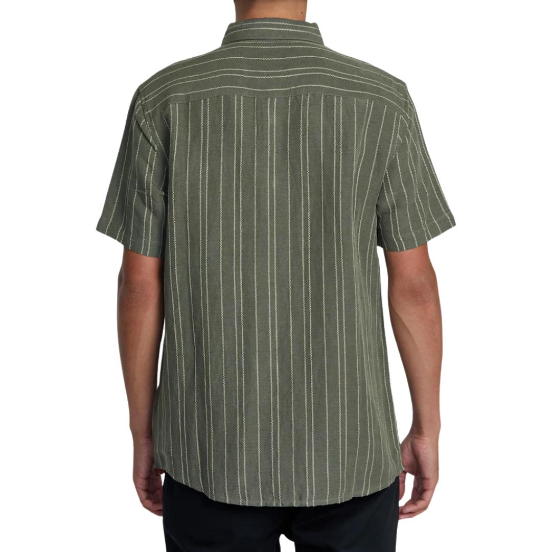 RVCA Men's Mercy Stripe SS