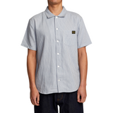 RVCA Men's Dayshift Stripe II SS Shirt