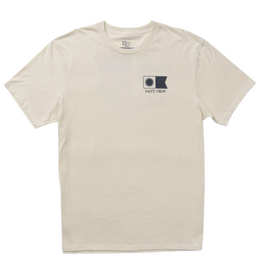 Salty Crew Salty Crew Men's Flagship Fill SS Tee Bone M Mens T-Shirts