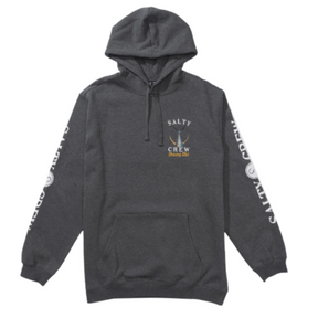 Salty Crew Salty Crew Men's Tailed Hood Fleece Gunmetal Heather M Mens Pullover Hoodies