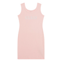 Guess Guess Women's Athl Sunflower Rib Dress Pink XS Womens Short Dresses