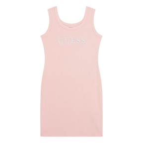 Guess Guess Women's Athl Sunflower Rib Dress Pink XS Womens Short Dresses