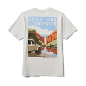 Roark Revival Roark Revival Men's Expeditions Of The Obsessed Tee Off White M Mens T-Shirts
