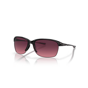 Oakley Oakley Unstoppable - Polished Black/SmokeyO/Rose Gradient Polarized Womens Sunglasses Polarized