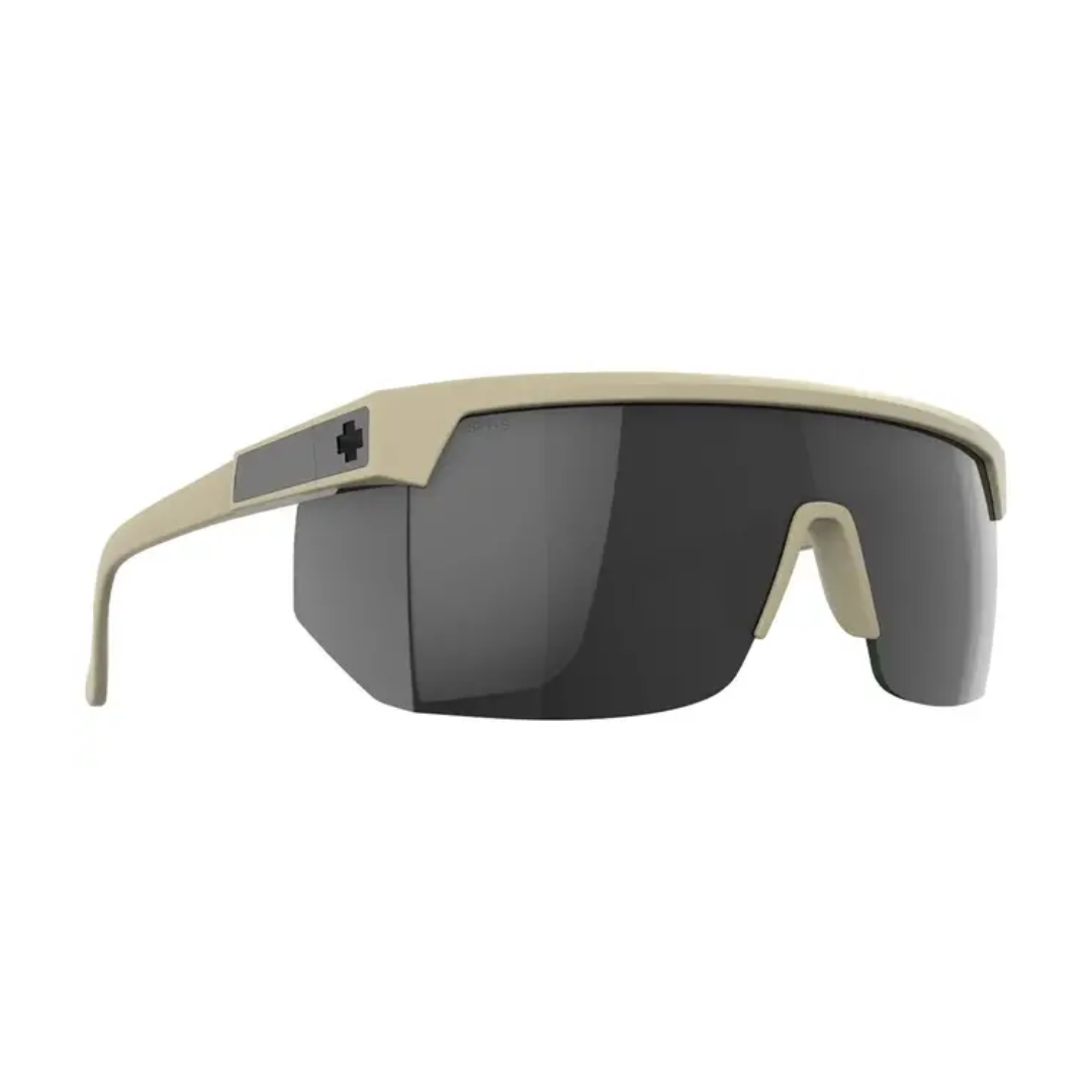 Spy Super Flynn ANSI Matte Sand - Happy Gray Green Black Mirror