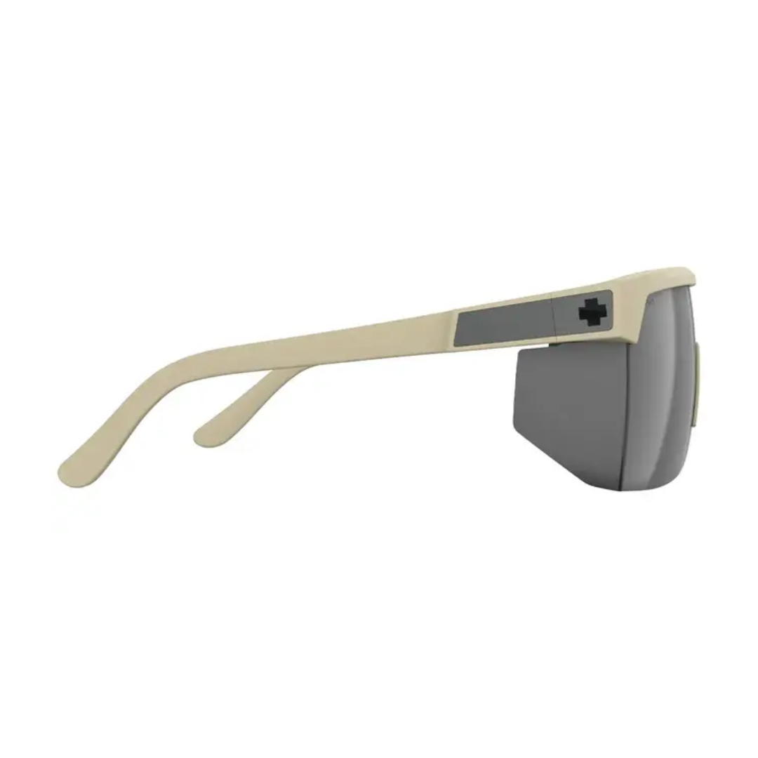 Spy Super Flynn ANSI Matte Sand - Happy Gray Green Black Mirror