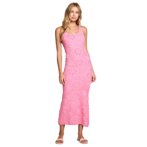 Saltwater Luxe Saltwater Luxe Women's Britt Midi Dress Petal Pink XS Womens Long Dresses