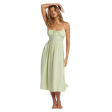 Billabong Billabong Women's Texas Beach Midi Dress Willow XS Womens Dresses